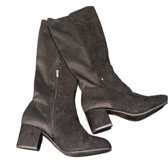 Circus by Sam Edelman Shoes - NEW Circus By Sam Edelman Valerie Black Vegan Suede Knee High Boots